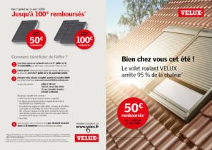 Promotion volet roulant solaire VELUX